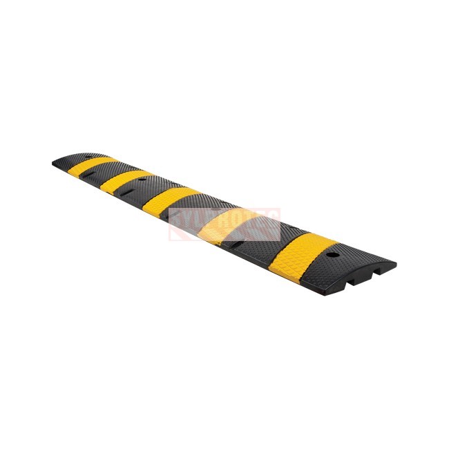 Zenith recycled rubber speed bump, 6 ft X 11-3/4 in X 2 in