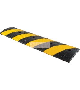 Zenith recycled rubber speed bump, 6 ft X 11-3/4 in X 2 in