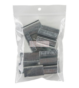 Sacs en poly refermables Kleton, paquet de 100