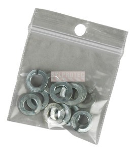 Reclosable poly bags 10 X 7 in, 2 mil, case of 1000
