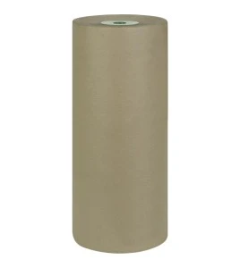 Kraft wrapping paper 30 in X 1200 ft, 30 lb basis weight, roll