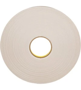 3M 4492W double-coated foam tape, 31 mil, 66 m (216 ft) roll