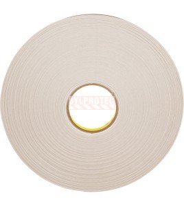 Ruban mousse double face 3M 4492W, 31 mils, rouleau de 66 m (216 pi)