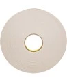 Ruban mousse double face 3M 4492W, 31 mils, rouleau de 66 m (216 pi)