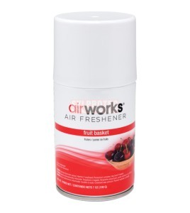 Désodorisant en aérosol dosé AirWorks Hospeco Panier à fruits 7 oz, caisse de 12