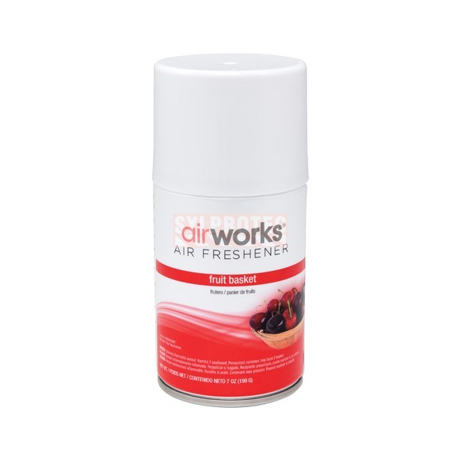 Hospeco AirWorks metered air freshener Fruit Basket 7 oz aerosol, case of 12