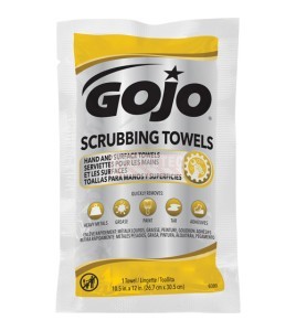 Serviettes récurantes Gojo 12-1/4 X 10-1/2 po, boîte de 80