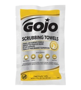 Serviettes récurantes Gojo 12-1/4 X 10-1/2 po, boîte de 80
