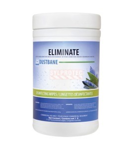 Lingettes virucides Dustbane Eliminate 7 X 8 po, contenant de 180