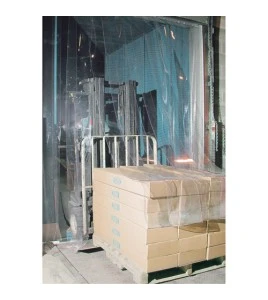 Kleton complete strip curtain door, low temperature PVC, 12 X 12 ft