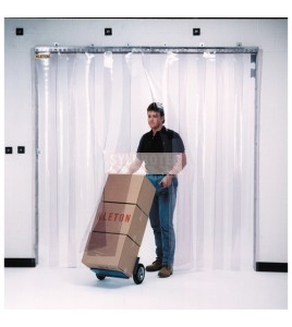 Kleton complete strip curtain door, standard PVC