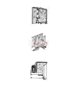 Porte à lanières complète Kleton, PVC standard