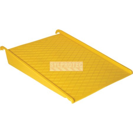 Eagle 1689 ramp for modular spill platform, yellow, 1500 lb