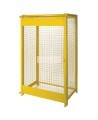 Armoire grillagée Kleton pour bouteilles de gaz comprimé, jaune