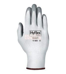 Gants Ansell HyFlex, mousse de nitrile, la paire, 11-800