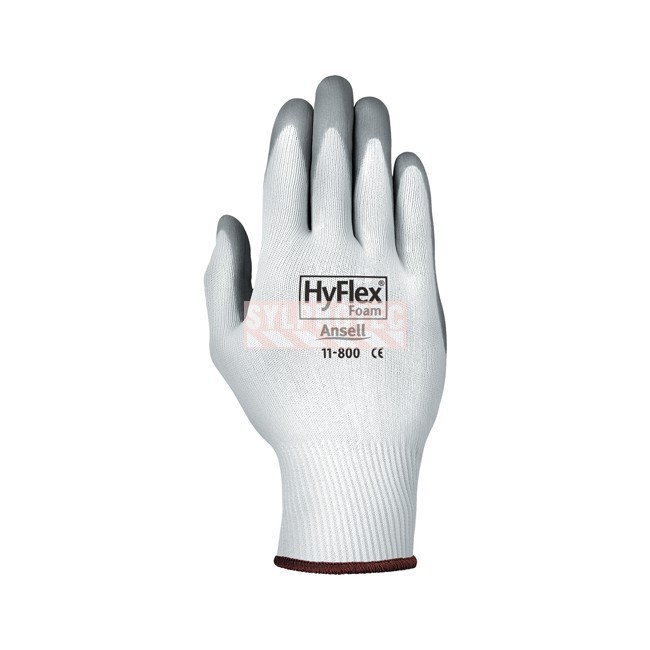 Ansell HyFlex foam nitrile gloves, pair, 11-800