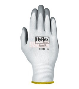 Gants Ansell HyFlex, mousse de nitrile, la paire, 11-800