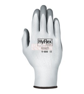 Ansell HyFlex foam nitrile gloves, pair, 11-800