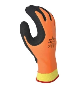 Gants Showa Atlas, latex et doublure acrylique, la paire, 406