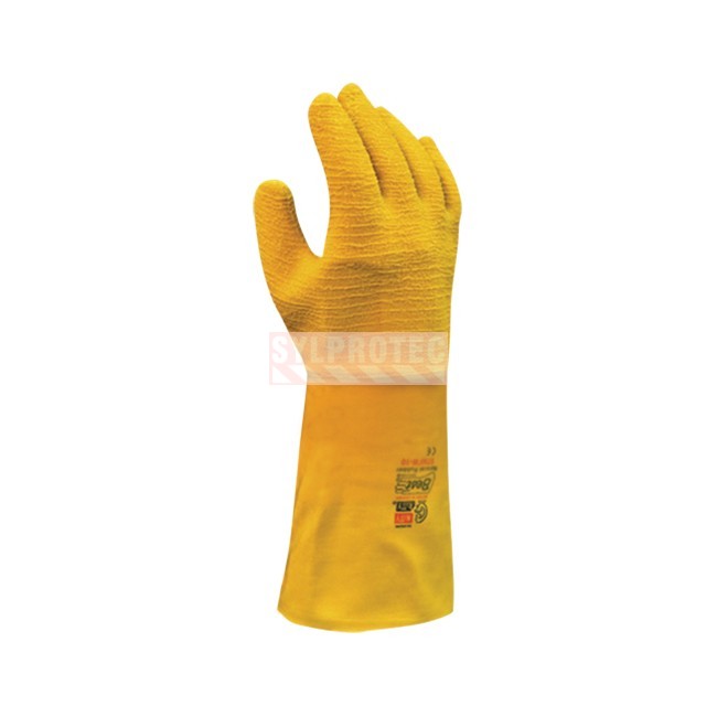 Gants Showa Nitty Gritty, latex plissé, la paire, 65NFW