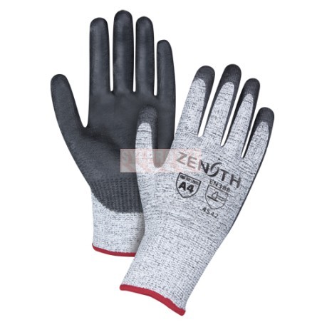 Zenith HPPE and PU cut-resistant A4 gloves, pair, SEF169