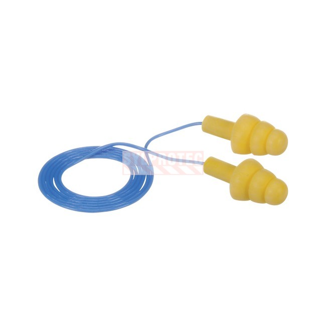 3M UltraFit corded earplugs, box of 100 pairs, 340-4004