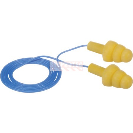 3M UltraFit corded earplugs, box of 100 pairs, 340-4004