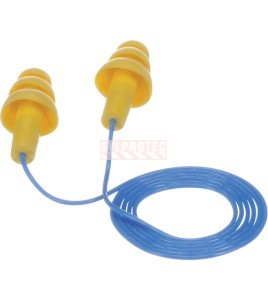 3M UltraFit corded earplugs, box of 100 pairs, 340-4004