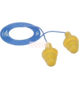 3M UltraFit corded earplugs, box of 100 pairs, 340-4004