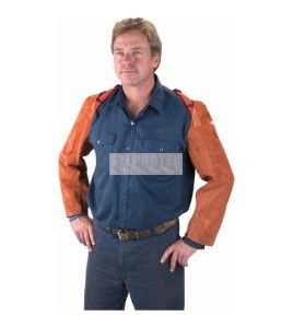 Weld-Mate Lava Brown 23 in welding sleeves, pair, TTU389