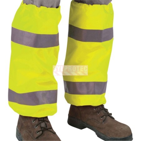 Ergodyne GloWear 8008 lime gaiters, pair, 29083