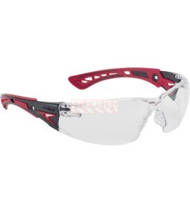 Lunettes Bollé Safety Rush+ claires PLATINUM, RUSHPPSI