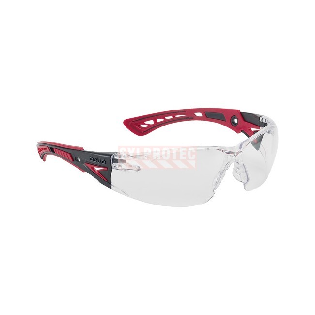 Bollé Safety Rush  clear PLATINUM glasses, RUSHPPSI