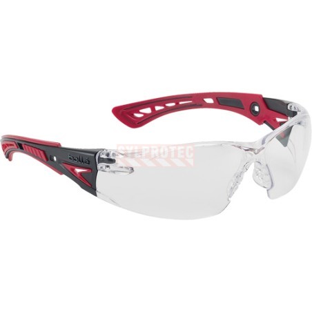 Bollé Safety Rush  clear PLATINUM glasses, RUSHPPSI