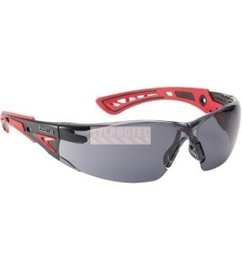 Lunettes Bollé Safety Rush+ claires PLATINUM, RUSHPPSI