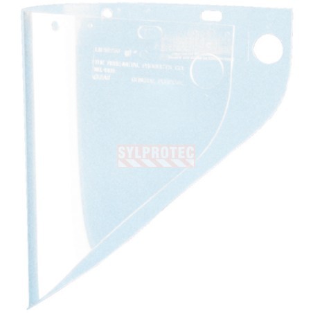 Visière Fibre-Metal en propionate transparent, 4199CL