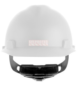 MSA V-Gard matte white hard hat, Type 1 Class E, 10203081