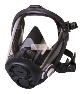 North silicone full facepiece respirator, medium, RU65001M