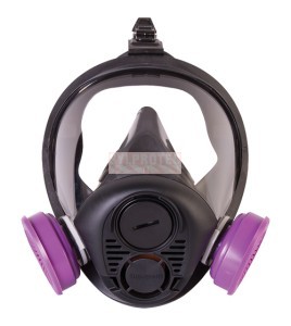 North silicone full facepiece respirator, medium, RU65001M