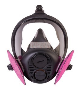 North silicone full facepiece respirator, medium, RU65001M