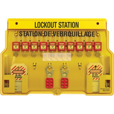 Station Master Lock, 10 cadenas en aluminium, 1483BP1106FRC