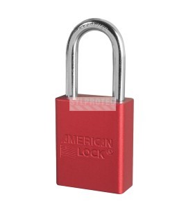 Cadenas de sécurité en aluminium rouge American Lock, A1106RED