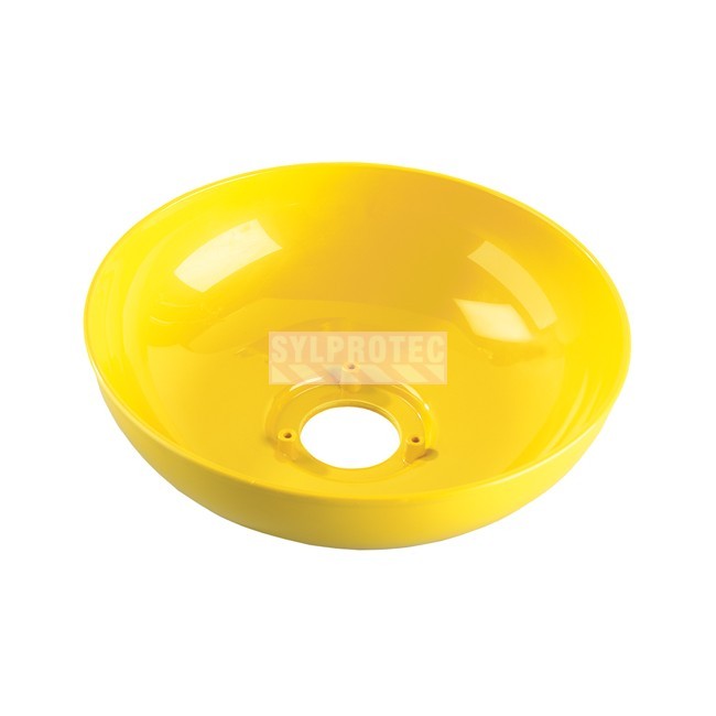 Bradley yellow replacement eyewash bowl, 154-058