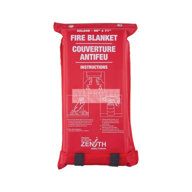 Zenith fibreglass fire blanket, 71 X 60 in, SEL048