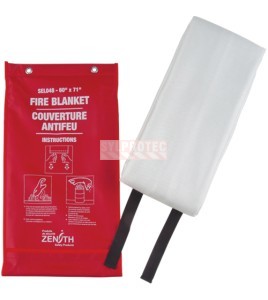 Zenith fibreglass fire blanket, 71 X 60 in, SEL048