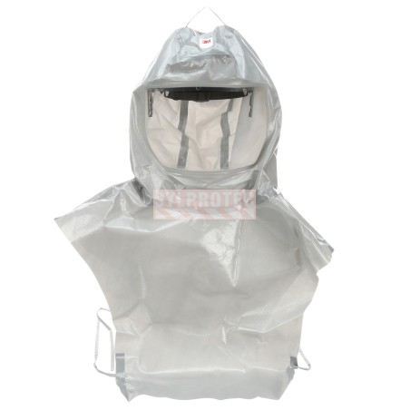Ensemble cagoule à bavette et coiffe 3M Versaflo S-857