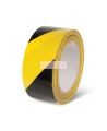 Ruban d'avertissement laminé en PVC, jaune et noir, 1 à 6 po X 54 ou 108 pi