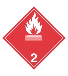 Placards gaz inflammables classe 2.1