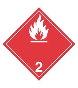 Placards gaz inflammables classe 2.1