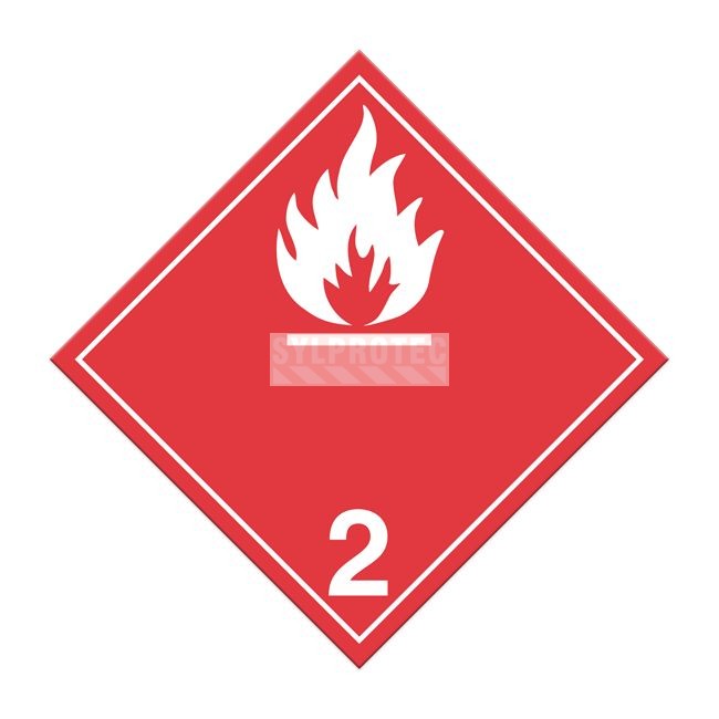 Placards gaz inflammables classe 2.1